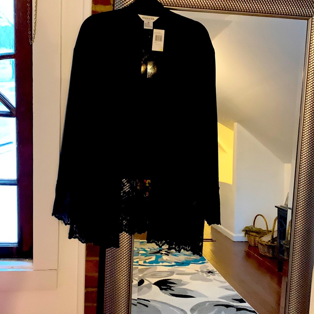 Black cardigan